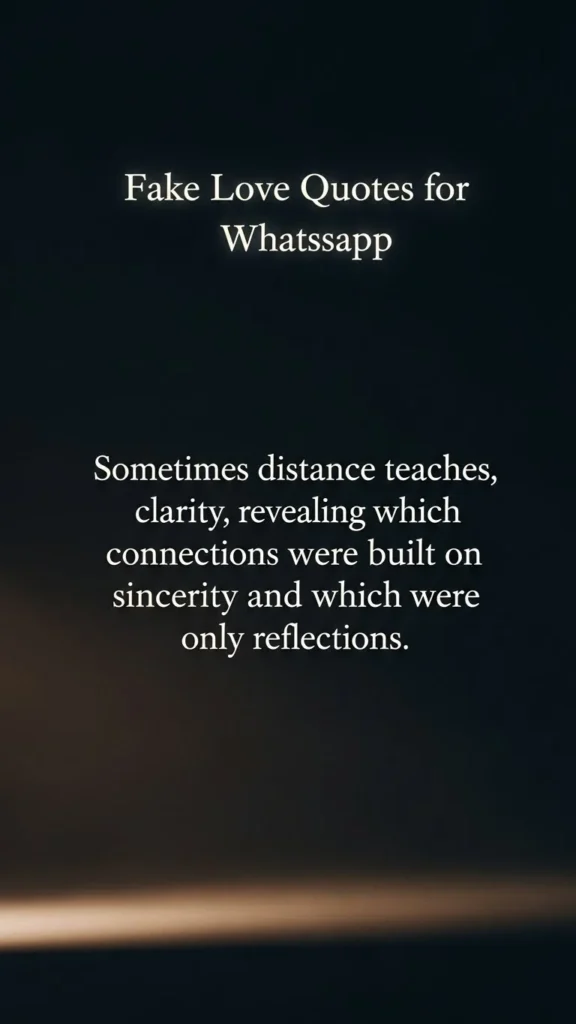 Fake love Quotes for WhatsApp