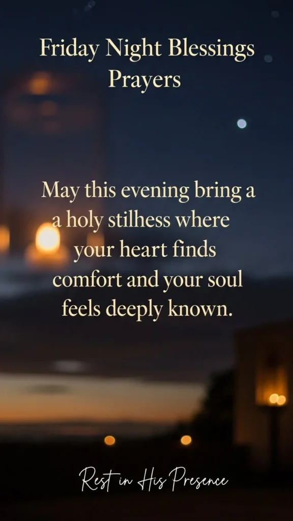 Friday Night Blessings prayers