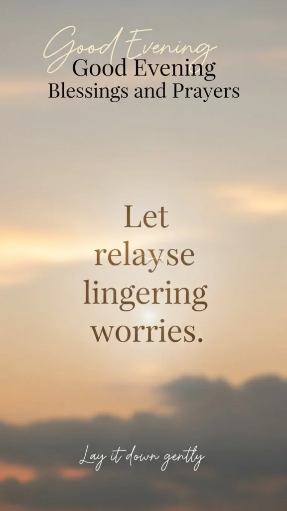 Good Evening Blessings and Prayers