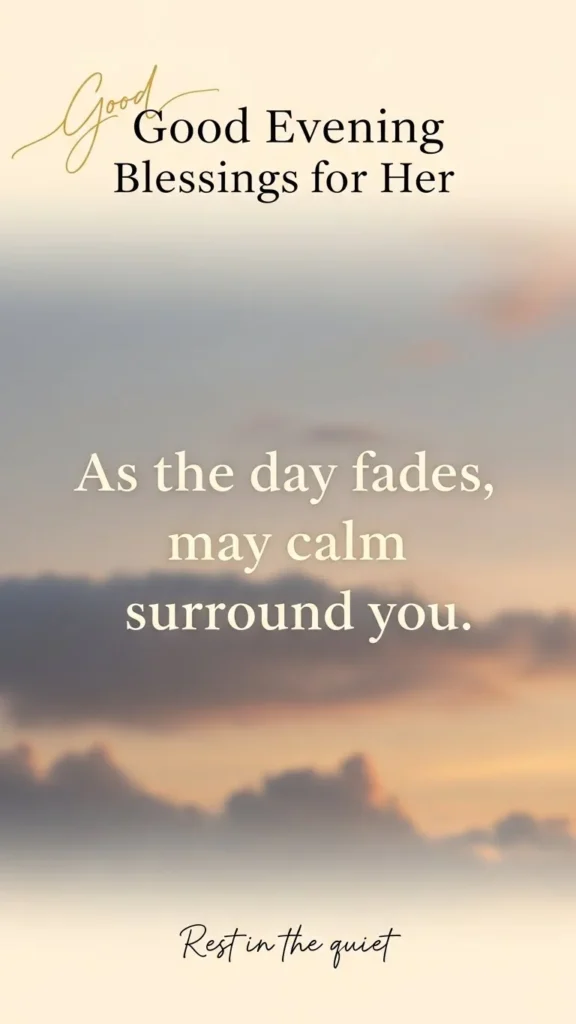 Good Evening Blessings for Her