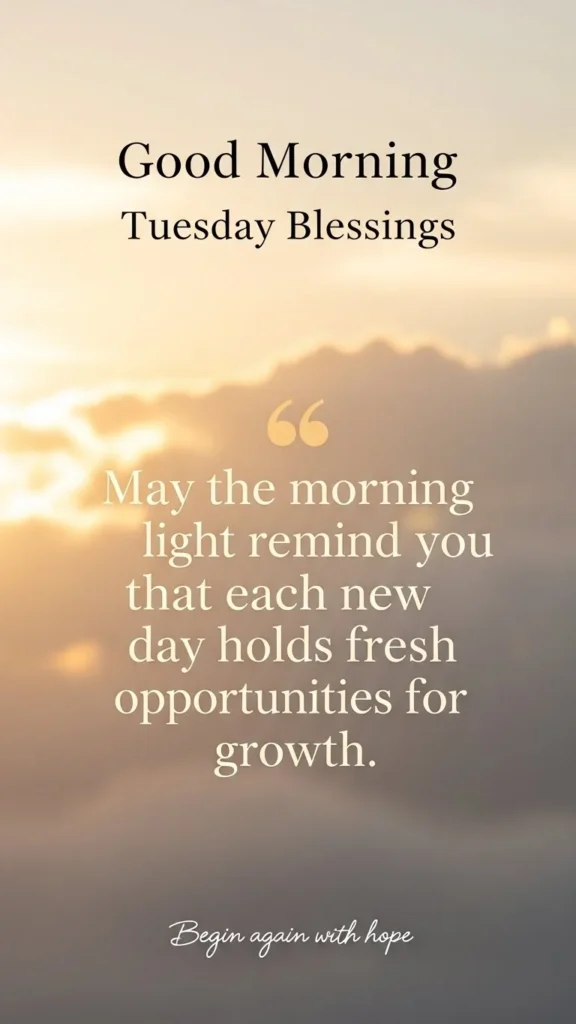 Good Morning Tuesday Blessings