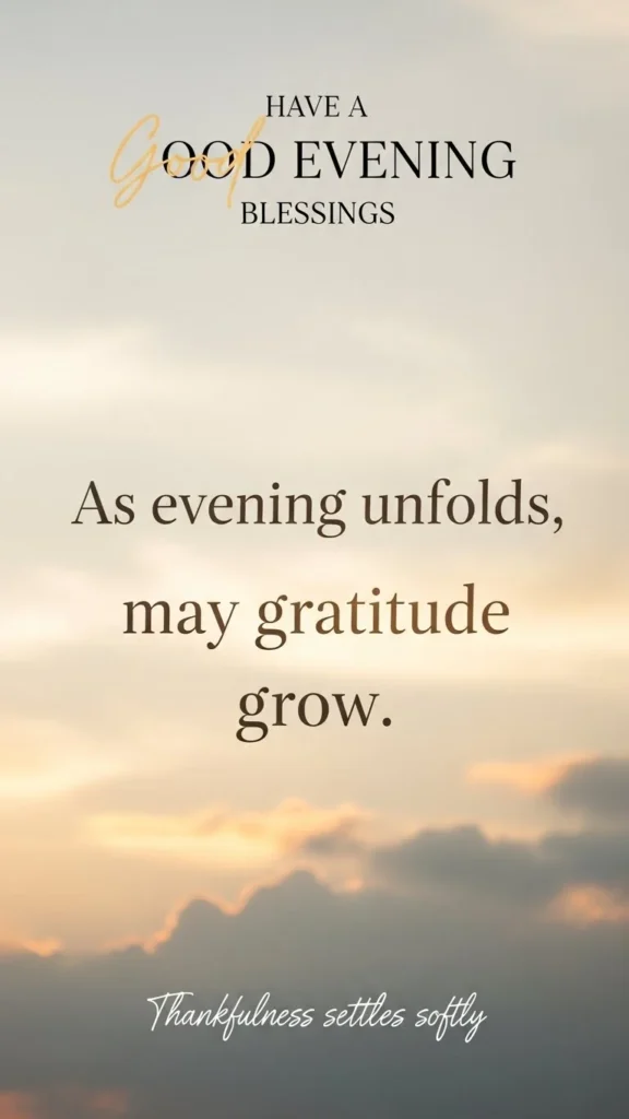 Have a Good Evening Blessings