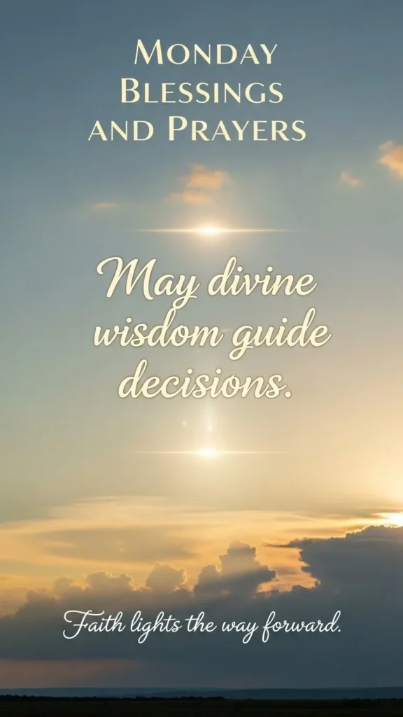 Monday blessings and prayers