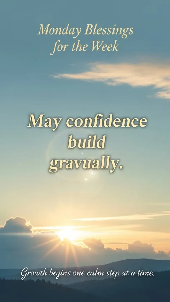 Monday blessings for the week