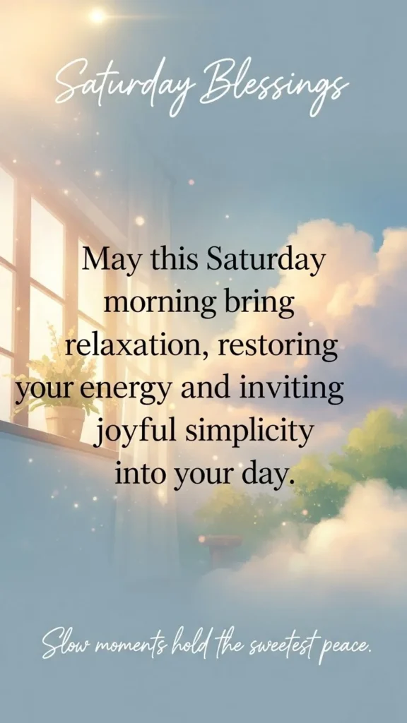 Saturday Blessings