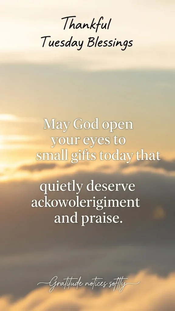 Thankful Tuesday Blessings