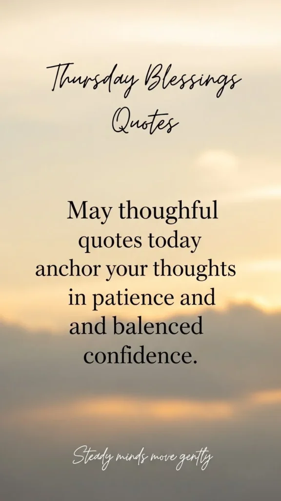 Thursday Blessings Quotes