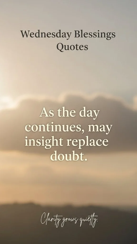 Wednesday Blessings Quotes