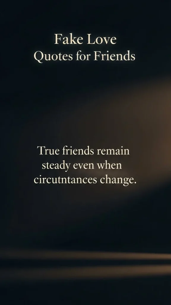 fake love quotes for friends