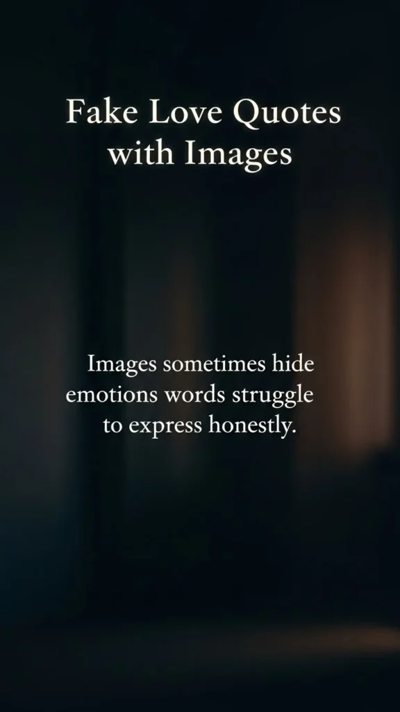 fake love quotes with Images