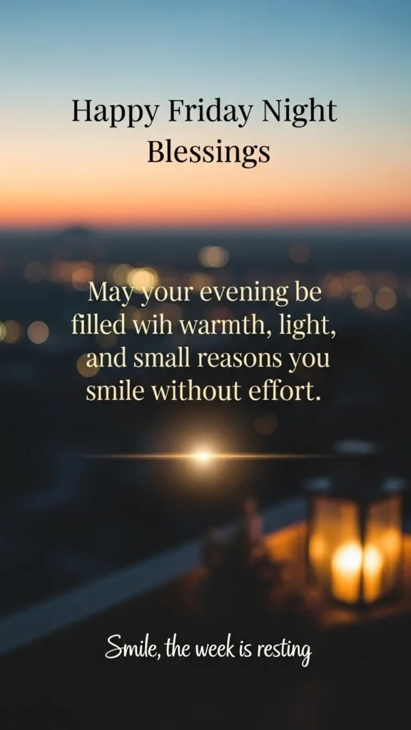 happy friday night blessings