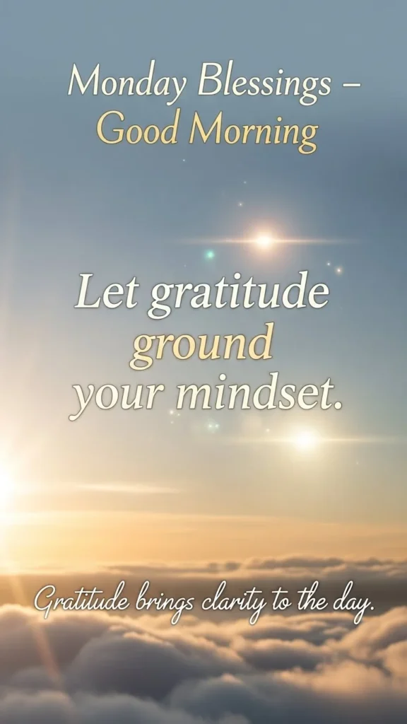 monday blessings good morning